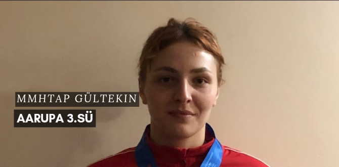 Mehtap Gültekin Avrupa 3.sü Oldu