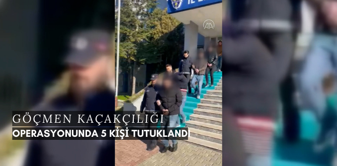 Tekirdağ merkezli göçmen kaçakçılığı operasyonunda 5 kişi tutuklandı
