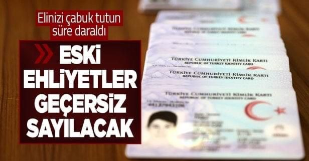 Dikkat! Eski Ehliyetler Geçersiz Sayılacak