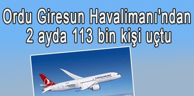 2 Ayda 113 bin Kişi Uçtu