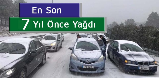 En son 2015 yılında yağmıştı
