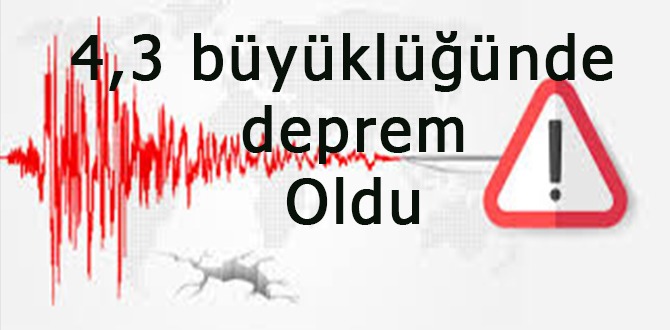 Adıyaman'da Deprem!
