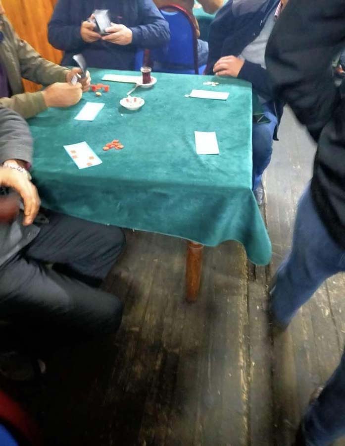 Samsun’da kumar oynayan 33 kişiye 60 bin 27 lira ceza verildi