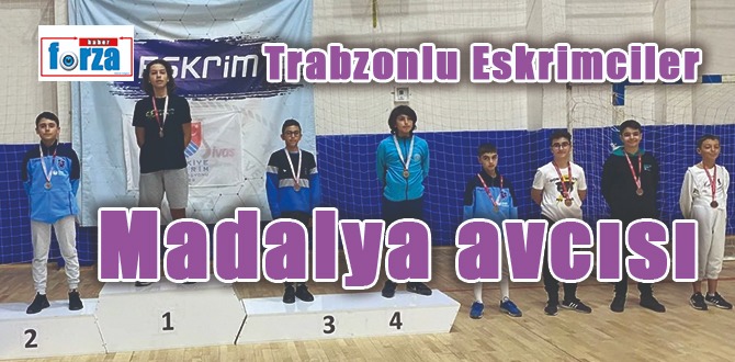 Trabzonlu Eskrimciler Madalya avcısı