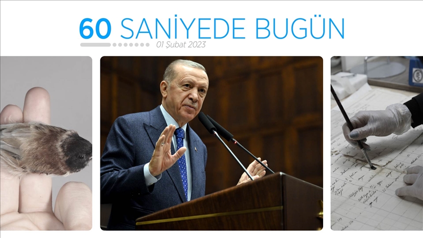 60 saniyede bugün (01 Şubat 2023)