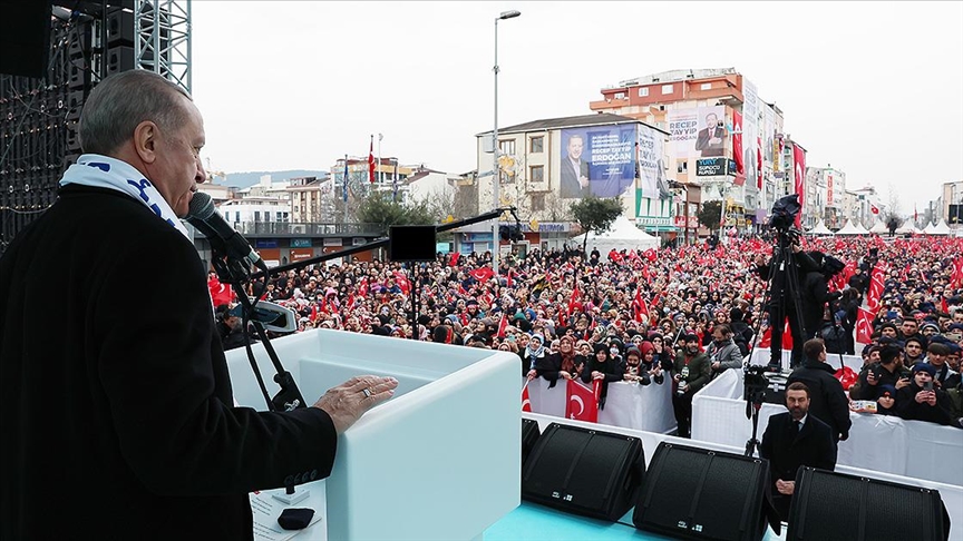 Cumhurbaşkanı Erdoğan: 14 Mayıs'ta sadece tek parti zihniyetinin son çırpınışlarını da sandığa gömeceğiz