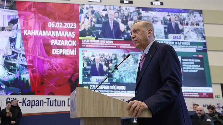 Cumhurbaşkanı Erdoğan, 7 gün süreyle milli yas ilan edildiğini açıkladı