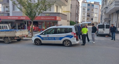 Bafra'da otomobil ile motosikletin çarpışması sonucu 1 kişi yaralandı