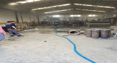 Çorum'da döküm fabrikasında meydana gelen patlamada 6 işçi yaralandı