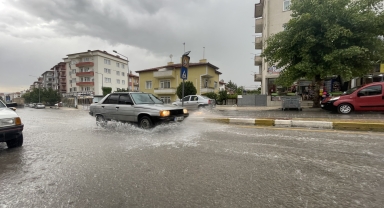 Çorum'da sağanak etkili oldu
