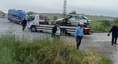 Çorum'da zincirleme trafik kazasında 5 kişi yaralandı