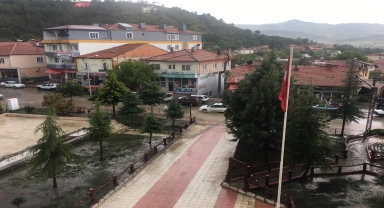 Çorum Uğurludağ'da sağanak etkili oldu