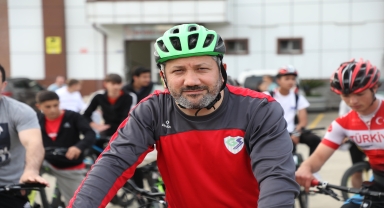 Rize'de bisiklet tutkunları