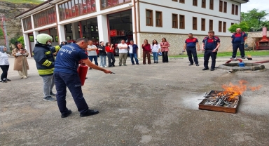 Safranbolu itfaiyesi eğitimlerine devam ediyor
