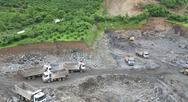 Salıpazarı Belediye Başkanı Akgül'den baraj inşaatında inceleme