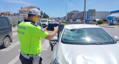 Samsun'da otomobilin çarptığı bisikletli yaralandı