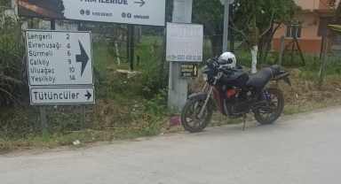 Samsun’da otomobille çarpışan motosiklet sürücüsü yaralandı