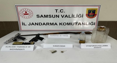 Samsun’da uyuşturucu operasyonunda 16 zanlı yakalandı
