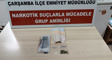 Samsun'da uyuşturucu operasyonunda bir zanlı tutuklandı