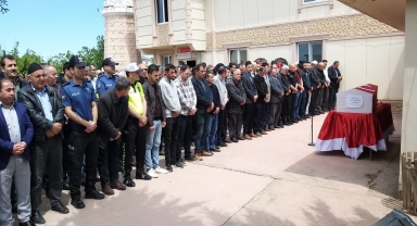 Şanlıurfa'da vefat eden polis memuru Mete Kurt, Alaçam'da toprağa verildi