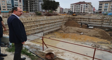 Ticaret Bakanı Mehmet Muş, Samsun'da inşaatı devam eden projeleri inceledi