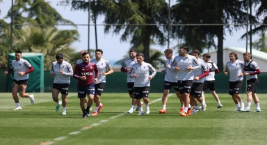 Trabzonspor, Fenerbahçe maçı hazırlıklarını sürdürdü