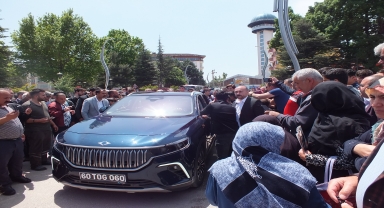 Türkiye'nin otomobili Togg'un tanıtımı Turhal'da yapıldı