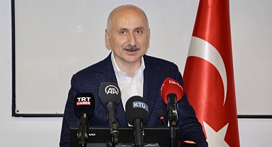 Ulaştırma ve Altyapı Bakanı Karaismailoğlu Trabzon'da konuştu: