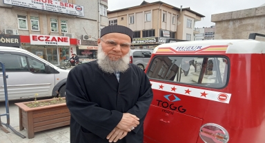 Yerli ve milli otomobile özendi yaptırdığı mini araca