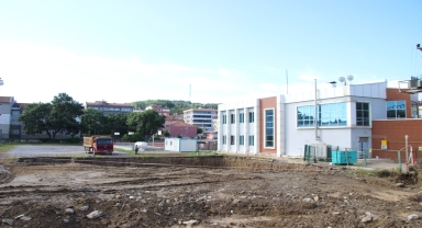 Alaçam'da kapalı yüzme havuzunun yapımına başlandı