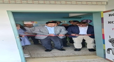 Alaçam Karahüseyinli İlkokulu ve Ortaokulu'nda Bilim Sanat Şenliği Fuarı açıldı