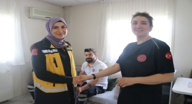 Amasya'da sağlık çalışanları bayrama görevleri başında girdi
