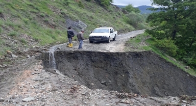Amasya Gümüşhacıköy'de sağanak su baskınlarına neden oldu