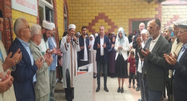 Asarcık'ta hacı adayları kutsal topraklara uğurlandı