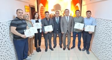 Bafra Adliyesi personeline Adalet Bakanlığı tarafından takdir belgesi verildi