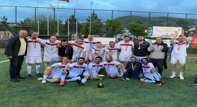 Bayburt'ta kurumlar arası futbol turnuvası sona erdi