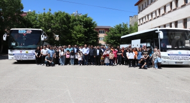 Bayburtlu öğrenciler Çanakkale ve İstanbul'a geziye gönderildi