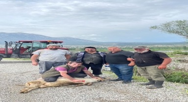 Çiftçiler bereketli bir yıl için kurban kesti