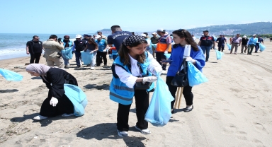 Giresun'da deniz ve sahil temizliği yapıldı
