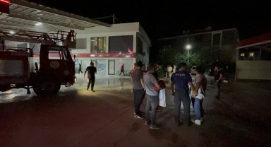 Gölyaka'da motor kısmından yanan otomobil hasar gördü