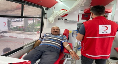 Gümüşhacıköy'de kan bağışı kampanyası düzenlendi