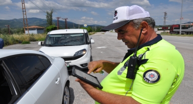 Gümüşhacıköy'de Kurban Bayramı öncesi trafik denetimi yapıldı