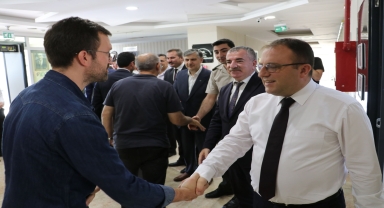 Havza'da bayramlaşma programı düzenlendi