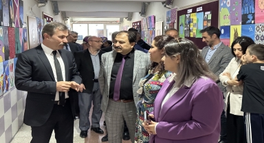 Havza'da resim ve teknoloji tasarım sergisi açıldı