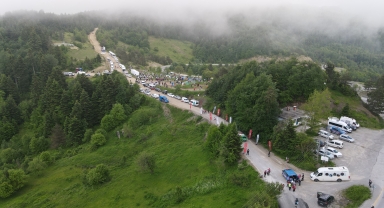İstiklal Yolu yürüyüşünde ilk kamp alanına ulaşıldı