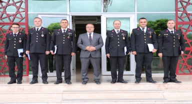 Jandarmadan Havza Kaymakamı Nayman'a ziyaret