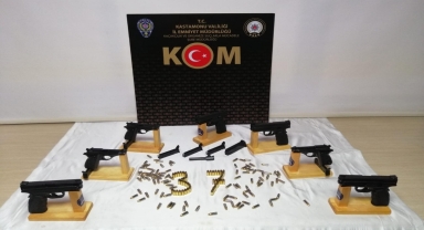 Kastamonu'da silah kaçakçılığı operasyonunda yakalanan zanlı tutuklandı