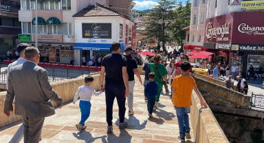 Kastamonu'nun tarihi mekanlarında bayram yoğunluğu yaşanıyor