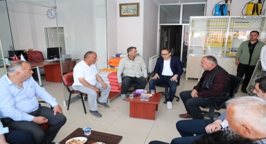 MHP Samsun Milletvekili Topsakal'dan Ladik Ziraat Odasına ziyaret
