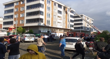Samsun'da evde çıkan yangın hasara neden oldu